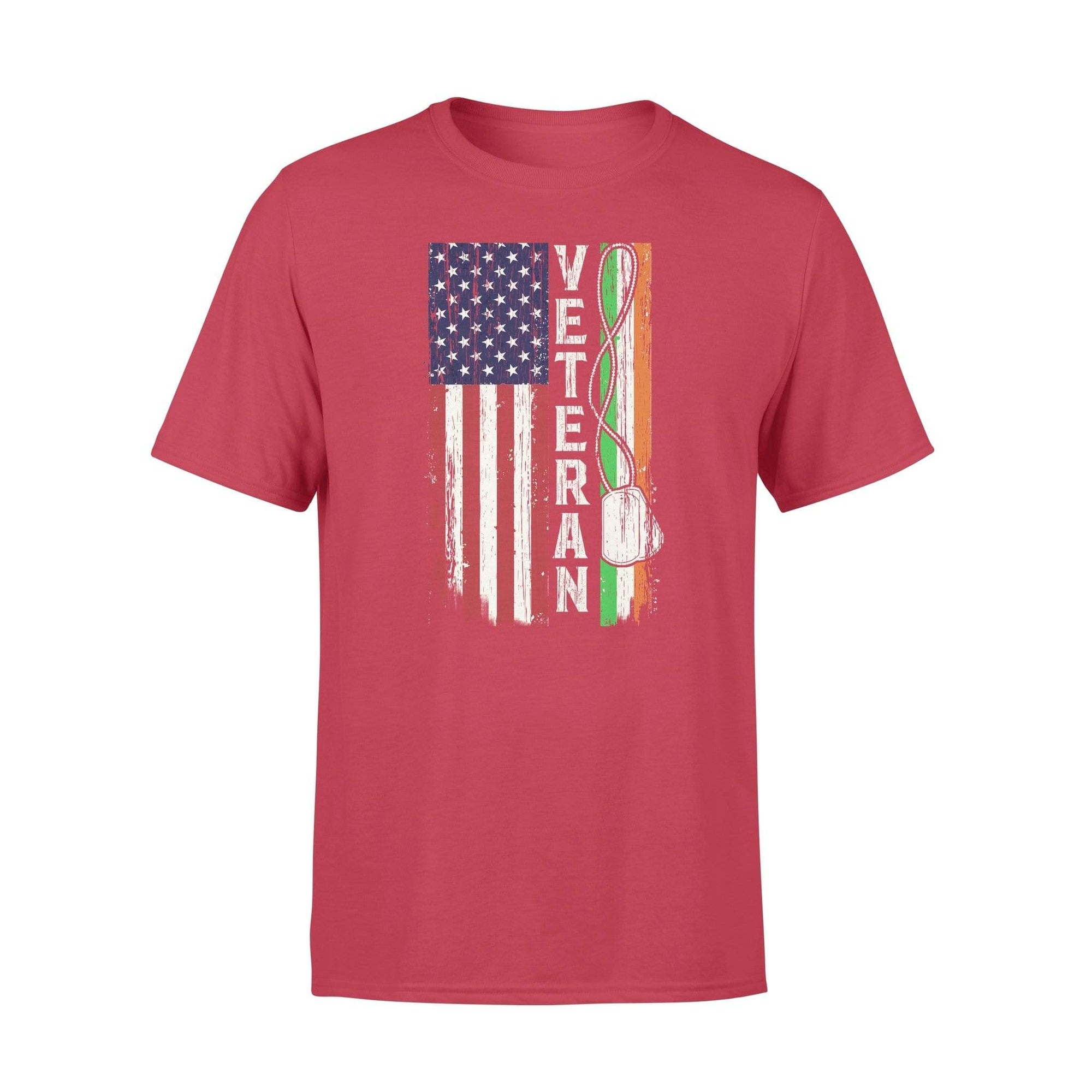 St Patrick Day Nation Flag And Irish Flag Shirt Veteran Shirt