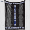 Fleece Blanket 30" x 40" 2018 Remember The Fallen Heroes - Fleece Blanket