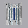 Fleece Blanket 30" x 40" Fleece Blanket - Chevron Stripe Thin Blue Line Flag