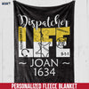 Fleece Blanket 30" x 40" Personalized Fleece Blanket - Disptacher Life