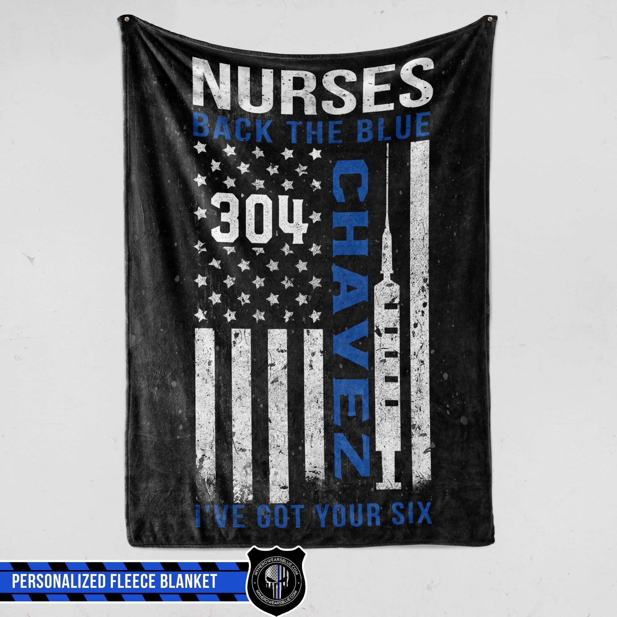 Personalized discount nurse blanket