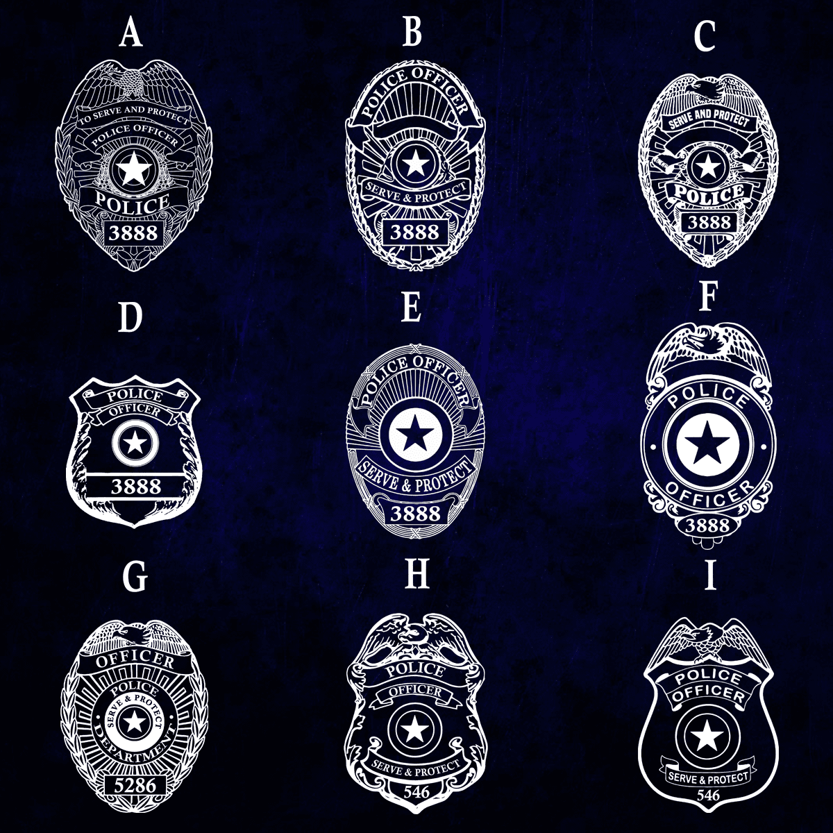 Personalized Fleece Blanket - Thin Blue Line - Police Badge - Name