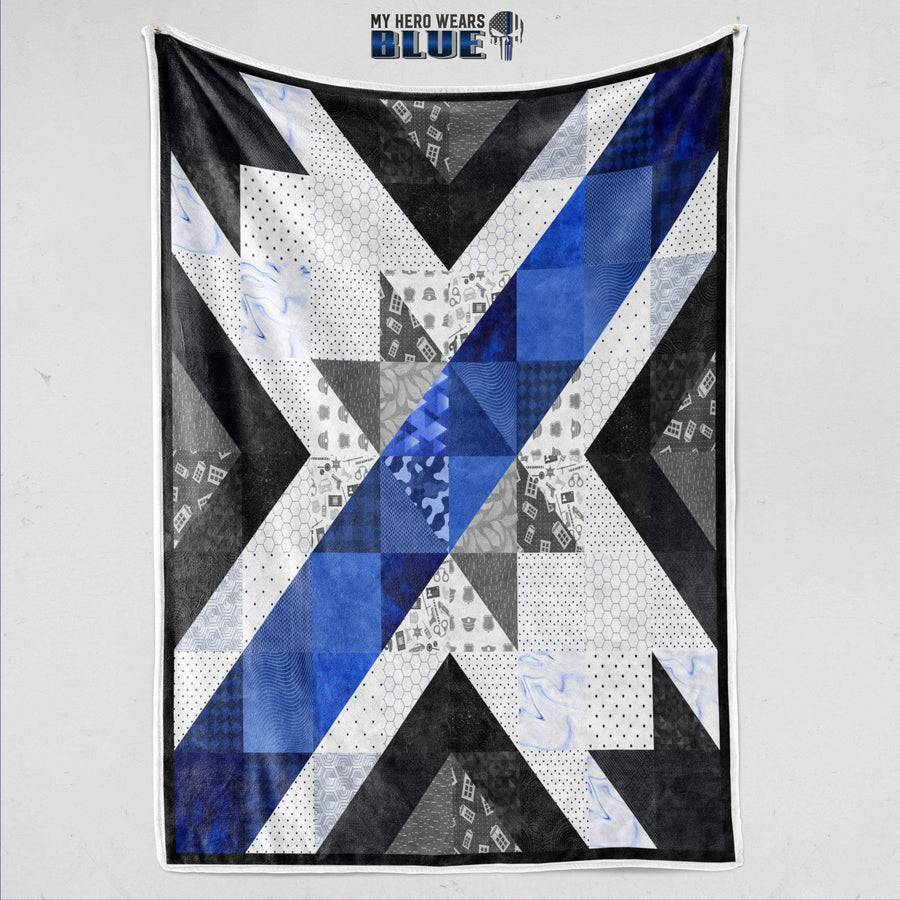 Fleece Blanket 30" x 40" Zig Zag Pattern Fleece Blanket