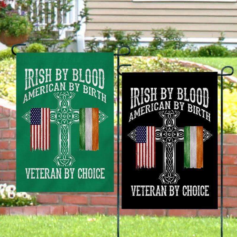 Irish By Blood Veteran By Choice Personalized