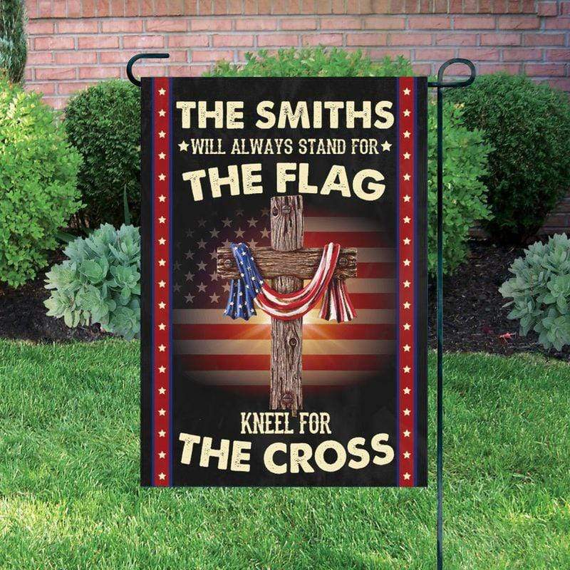 Patriot Family Stand For The Flag Personalized Garden Flag