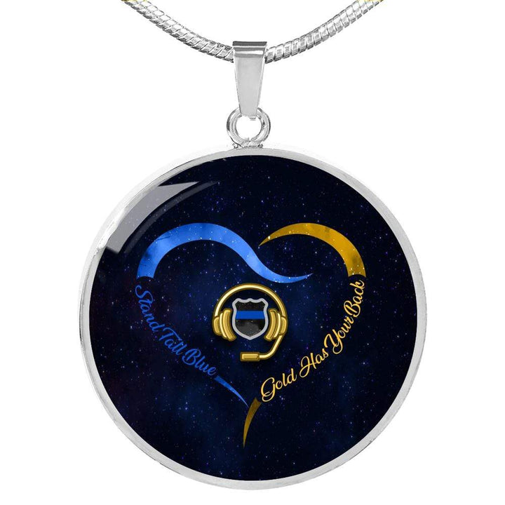 Thin blue line hot sale jewelry necklace