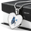 Thin Blue Line - Always By Your Side Police And Teacher Couple Heart Luxury Necklace