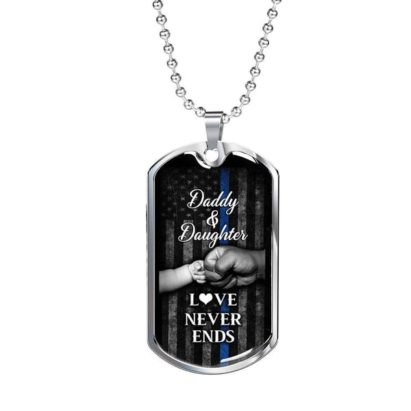 Police daughter outlet necklace