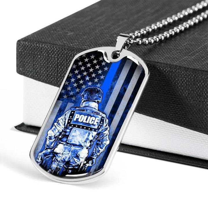 Buy Air Force Dog Tag Necklace Custom Engraved Military Dog Tag Necklace  Choose Tag Finish, Silencer Color, and Add a Personal Message Online in  India - Etsy