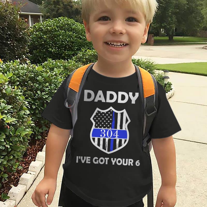 Kid Apparel T-shirt / Black / YS Got Your Six Personalized Youth Shirt - CTM