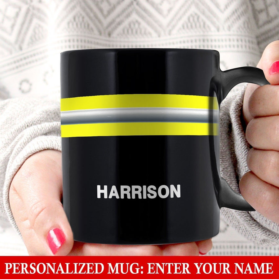 Mugs Black / 11oz Bunker Gear Personalized Mug