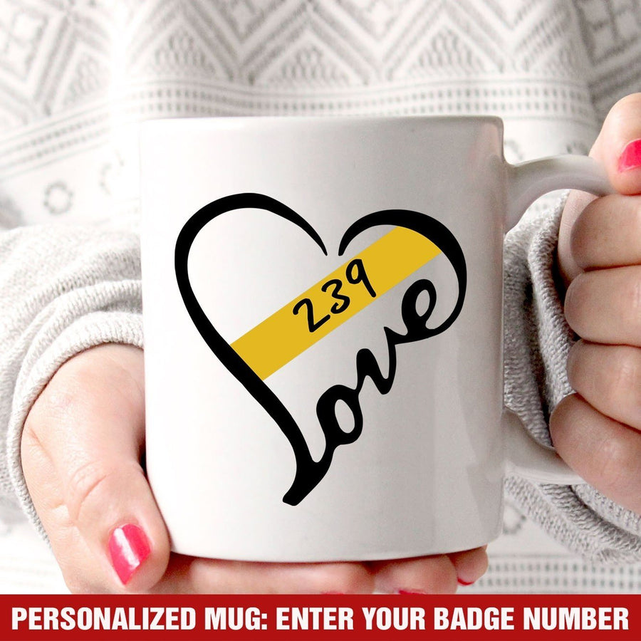 Mugs 11oz Dispatcher Heart Love Mug