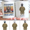 Female Veteran Assuming I‘m An Old Lady Personalized Veteran Coffee Mug