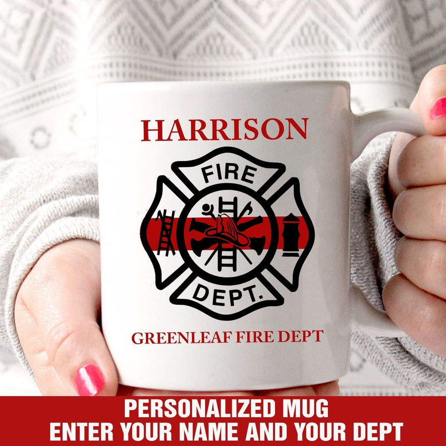 Mugs White / 11oz Firefighter Personalized Mug