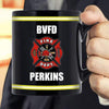 Firefighter Personalized Uniform Mug Personalized Thin Red Line Coffee Mug
