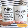 No Matter What Corrections Officer Dad Personalized Mug
