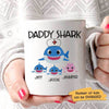 Nurse Daddy Shark Personalized Coffee Mug