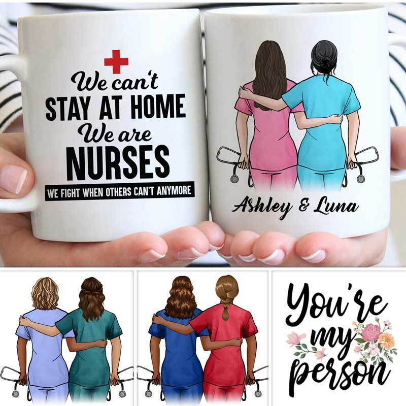 Nurse Friends Personalized Coffee Mug