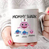 Nurse Mommy Shark Personalized Coffee Mug