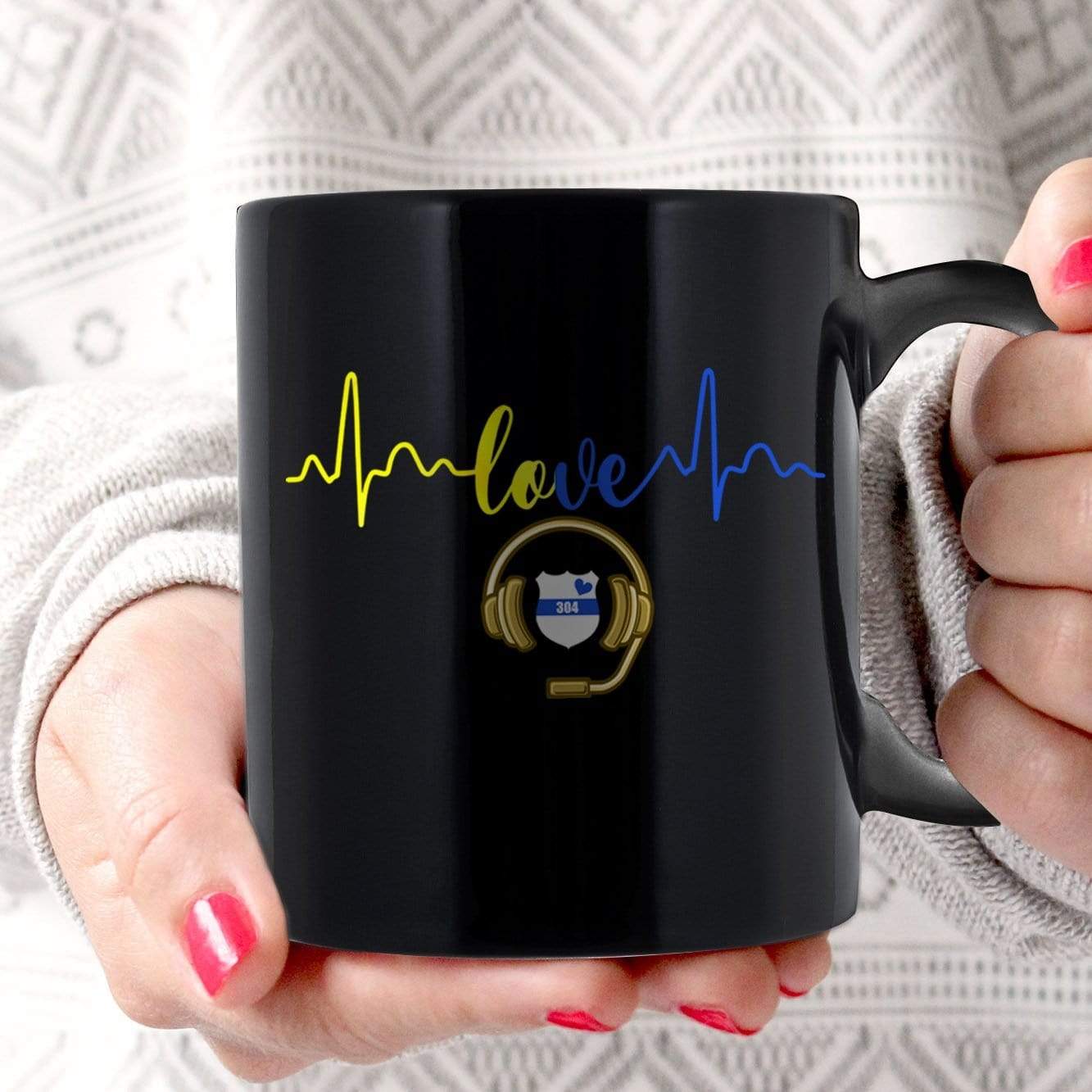 Mugs Black / 11oz Personalized Mug - Dispatcher x TBL - Love