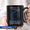 Mugs Black / 11oz Personalized Mug - Husband And Wife - Her Hero His Sunshine