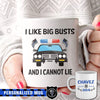 Mugs White / 11oz Personalized Mug - I Like Big Bust - Police