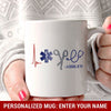 Mugs White / 11oz Personalized Mug - Love Paramedic