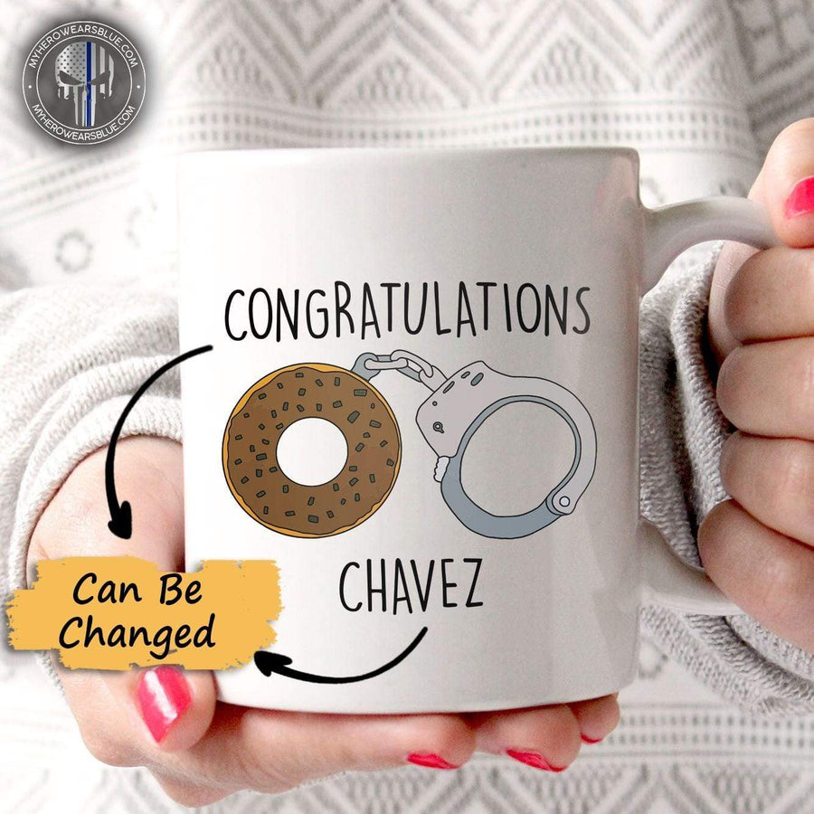 Mugs White / 11oz Personalized Mug - TBL - Donus Handcuff