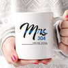 Mr And Mrs Personalized Thin Blue Line Coffee Mug