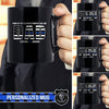 Mugs Black / 11oz Personalized Mug - Thin Blue Line - My Favorite People Call Me