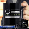 Mugs Black / 11oz Personalized Mug - Veteran - Betsy Ross Flag