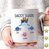 Sheriff Deputy Sheriff Daddy Shark Personalized Thin Blue Line Coffee Mug