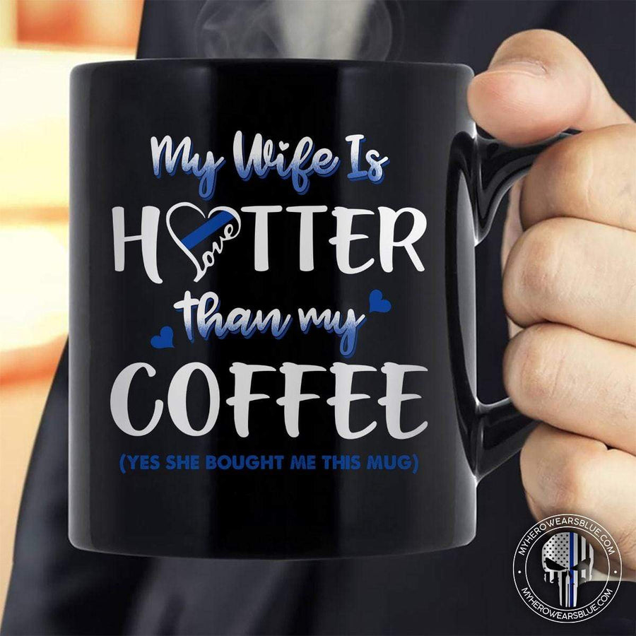 Mugs Black / 11oz TBL - My Wife Is Hotter Mug