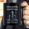 Mugs Black / 11oz TBL - Navy Legend Grandpa Mug