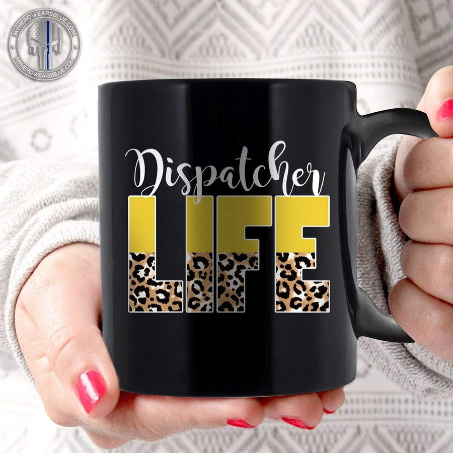Mugs Black / 11oz TGL - Leopard Dispacther Life Mug