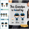 This Grandpa Is Loved By Personalized Thin Blue Line Coffee Mug