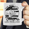 Veteran Grandpa Life The Best Life Personalized Veteran Coffee Mug