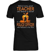 Behind Every Great Teacher Is A Police Officer Sunset Shirt