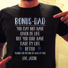 Bonus Police Dad Thin Blue Line Personalized Police Shirt