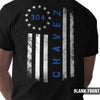 Circle Star Blue Line Flag Police Thin Blue Line Personalized Police Shirt