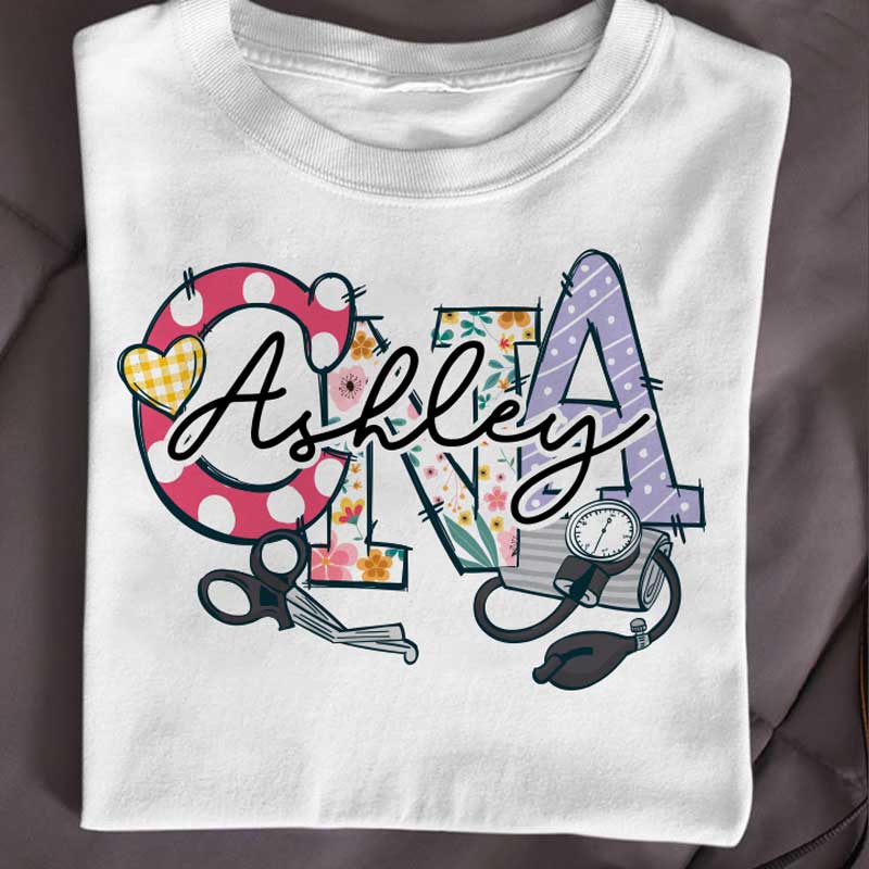 CNA Certified Nurse Assistant Beautiful Patterns Personalized