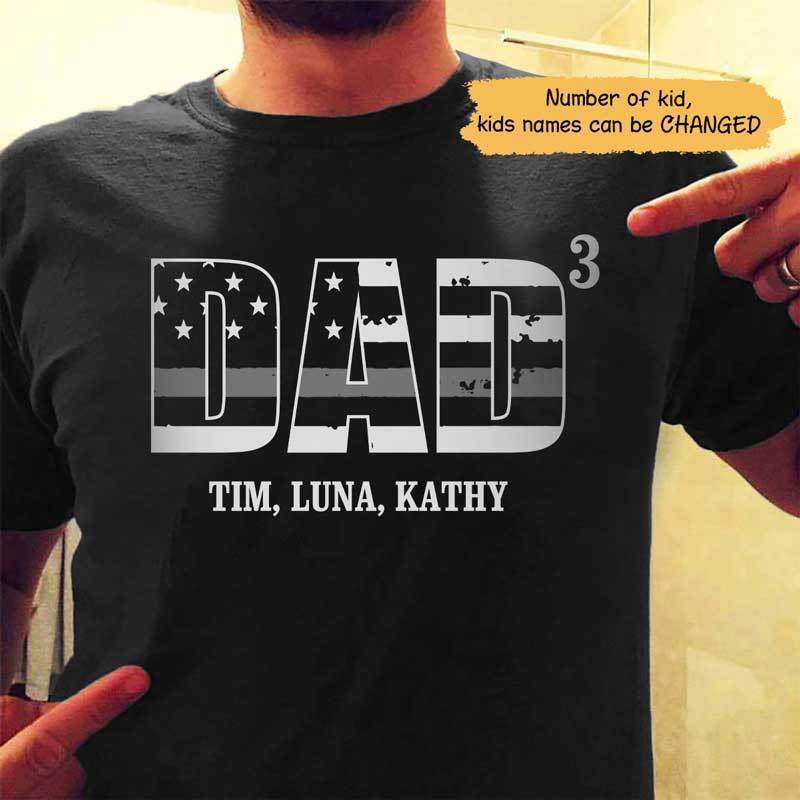 Correctional Officer Dad Number Of Kids Personalized Shirt