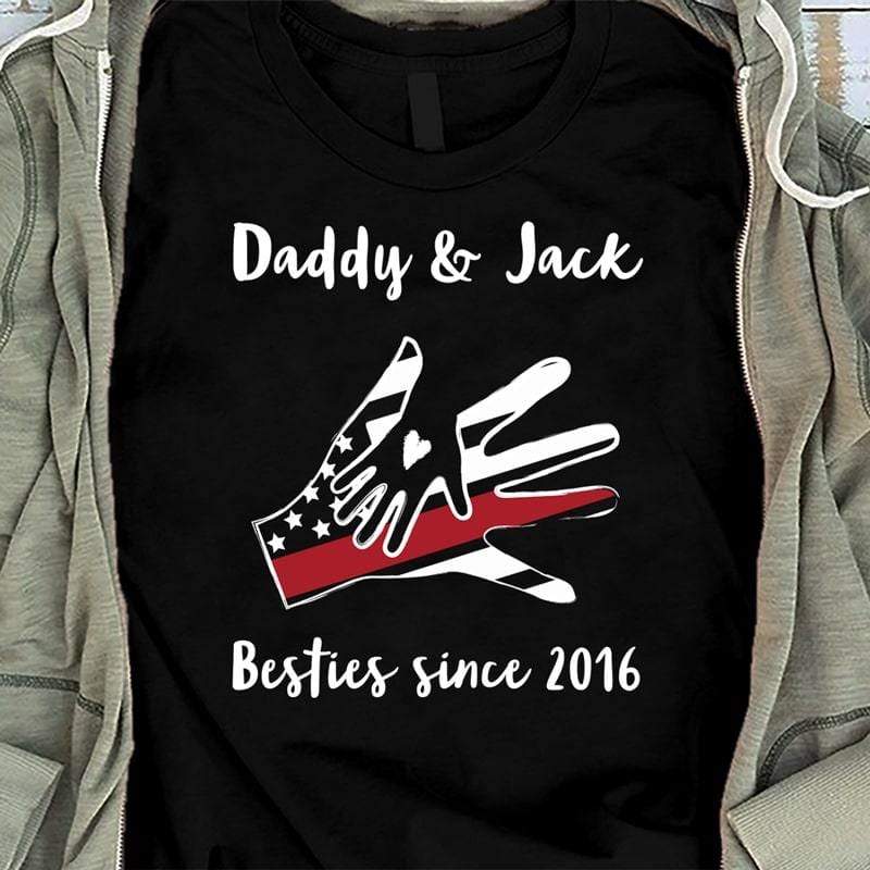 Dad And Son Daughter Bestie Firefighter Personalized Shirt