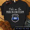 Dibs On The Man In Uniform Personalized Police Shirt
