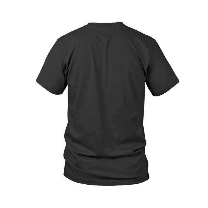 T-shirts Standard T-shirt / S / Black Firefighter Dad Kids Names Personalized Shirt