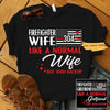 Firefighter Wife With Backup Personalized Shirt