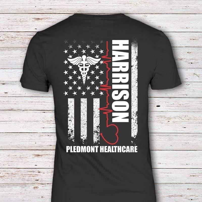 Flag Heartbeat Line Personalized Shirt
