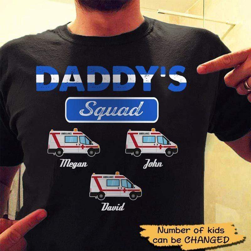 Little Paramedic EMS EMT Squad Personalized Shirt