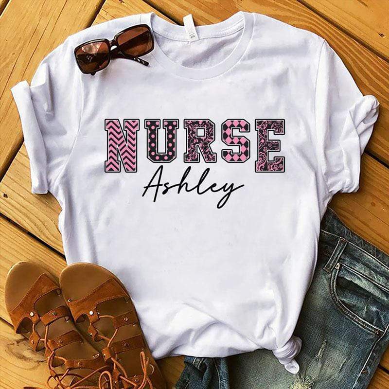 Nurse Beautiful Patterns Personalized Shirt