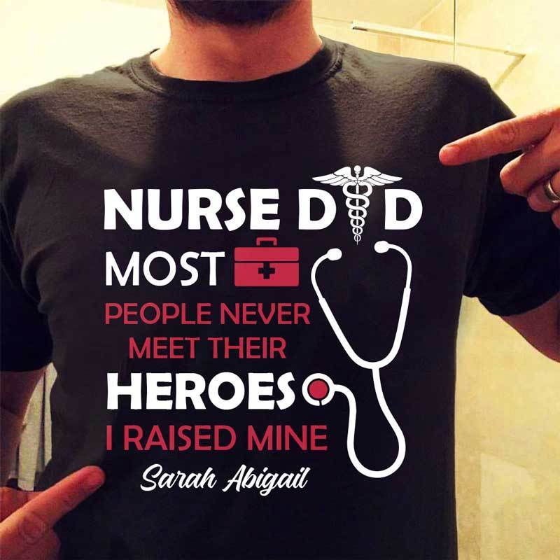 nurse dad t shirt